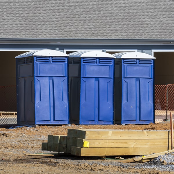 can i customize the exterior of the porta potties with my event logo or branding in Franklinville